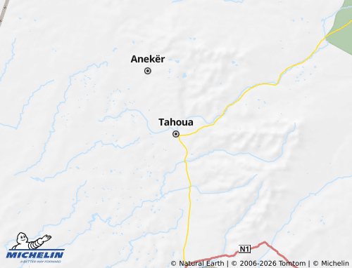 Mapa MICHELIN Tahoua - ViaMichelin