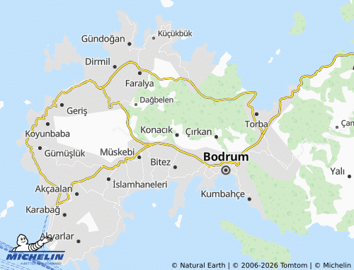 MICHELIN Konacık map - ViaMichelin