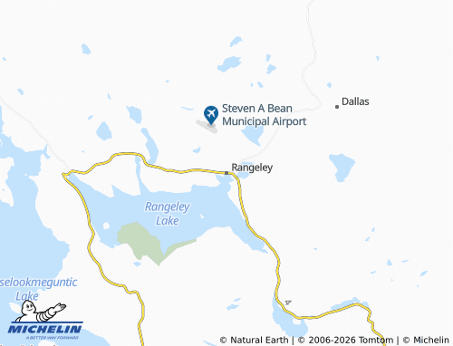 Kaart MICHELIN Rangeley - ViaMichelin