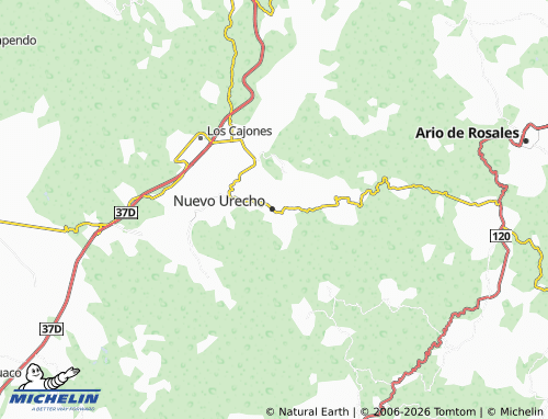 Mappa MICHELIN Centro - ViaMichelin