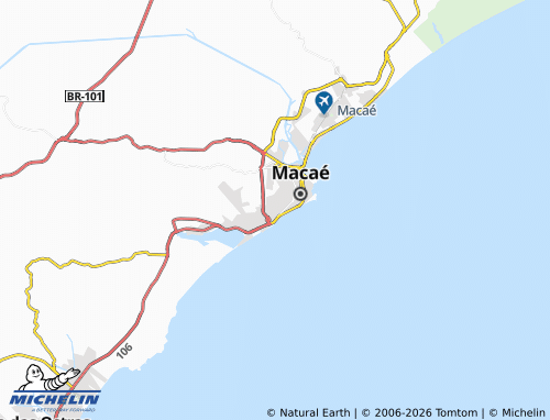 Mapa MICHELIN Riviera Fluminense - ViaMichelin