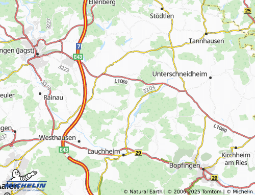 MICHELIN Dettenroden map - ViaMichelin