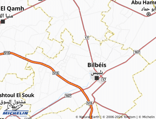 Mappa MICHELIN al-Shghanyyah - ViaMichelin