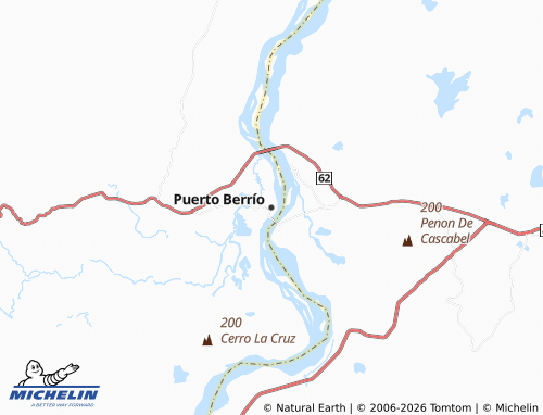Carte MICHELIN Puerto Berrío - ViaMichelin