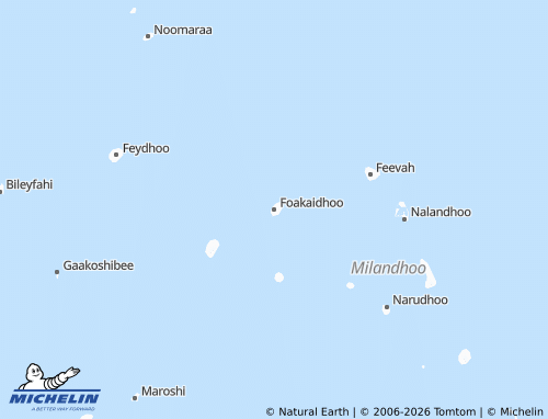 Mappa MICHELIN Foakaidhoo - ViaMichelin