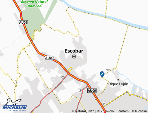 MICHELIN-Landkarte Escobar - ViaMichelin