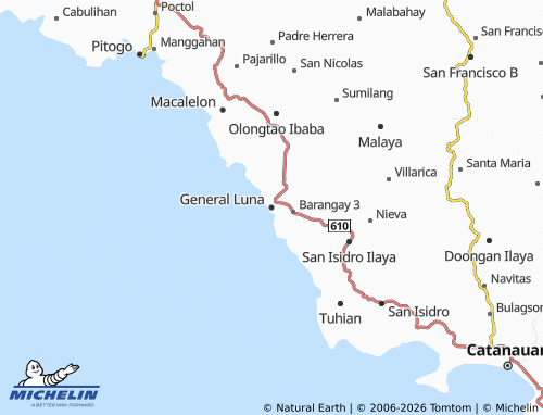 MICHELIN General Luna map - ViaMichelin
