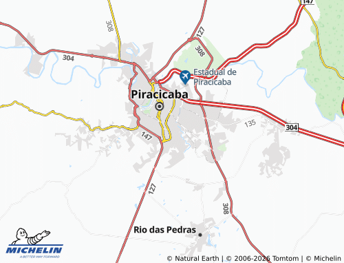 Mapa MICHELIN Jardim Caxambú - ViaMichelin