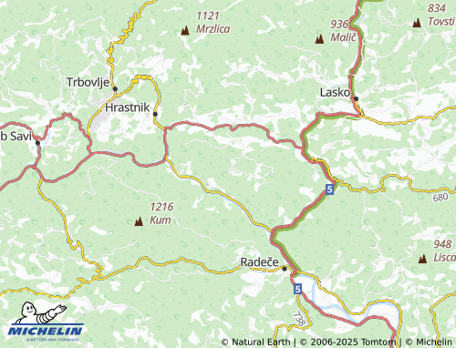 MICHELIN Gore map - ViaMichelin