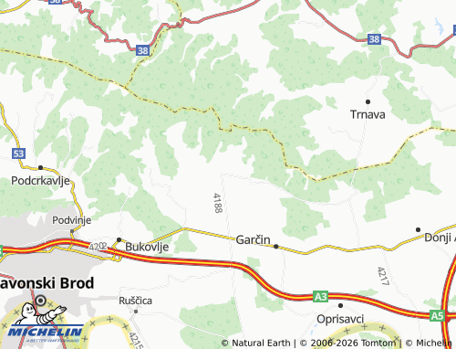 Mapa MICHELIN Klokočevik - ViaMichelin