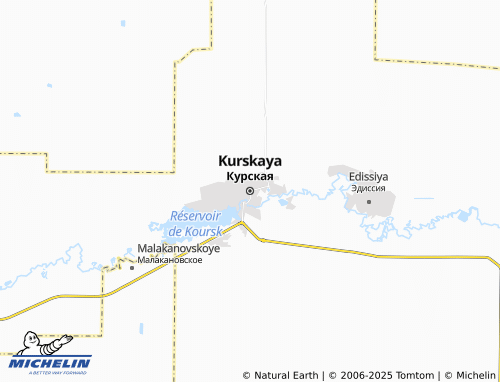 MICHELIN Kurskaya map - ViaMichelin