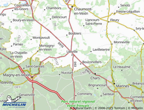 MICHELIN Lierville map - ViaMichelin