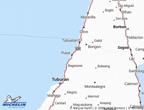 MICHELIN Putat map - ViaMichelin