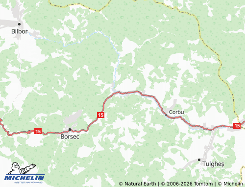 MICHELIN Capu Corbului map - ViaMichelin