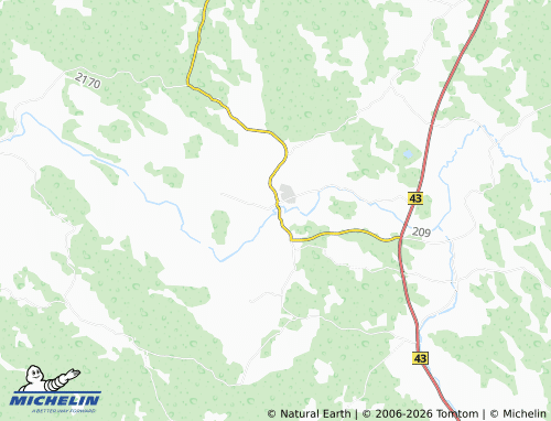 MICHELIN Panelia map - ViaMichelin
