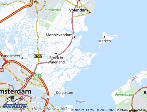 MICHELIN Zuiderwoude map - ViaMichelin