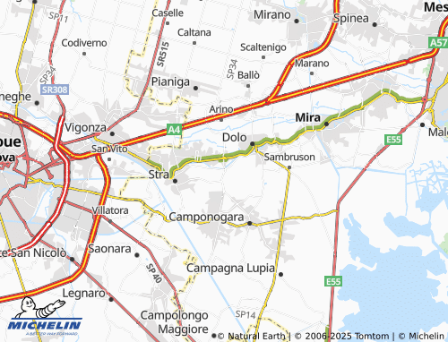 MICHELIN-Landkarte Paluello - ViaMichelin