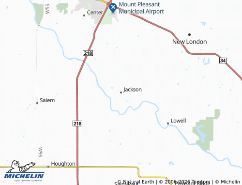 Mappa MICHELIN Jackson - ViaMichelin