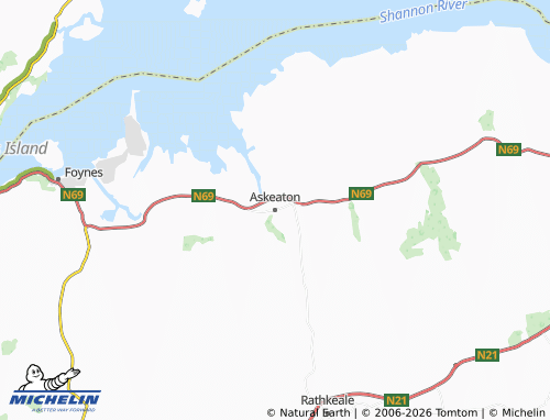 MICHELIN-Landkarte Askeaton - ViaMichelin