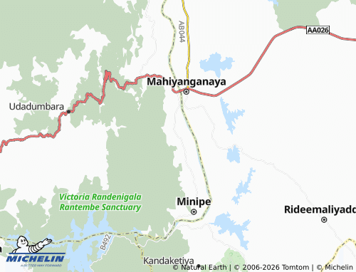 MICHELIN Diyabubula2 map - ViaMichelin
