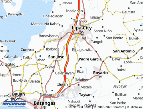 Mappa MICHELIN Quezon - ViaMichelin