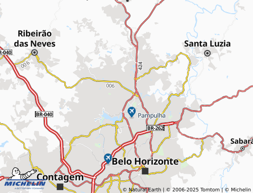 MICHELIN Vila São João Batista map - ViaMichelin