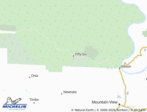 Mappa MICHELIN Fifty-Six - ViaMichelin