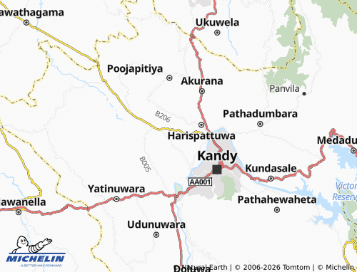 Kaart MICHELIN Dadahogama - ViaMichelin