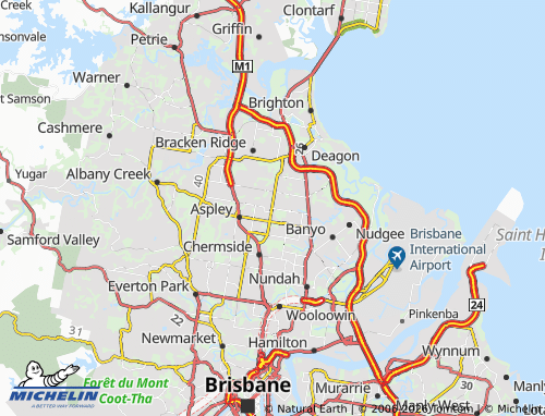Mapa MICHELIN Zillmere - ViaMichelin