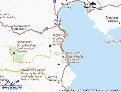 MICHELIN Xiropigado map - ViaMichelin