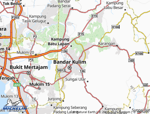 MICHELIN-Landkarte Taman Senangin - ViaMichelin