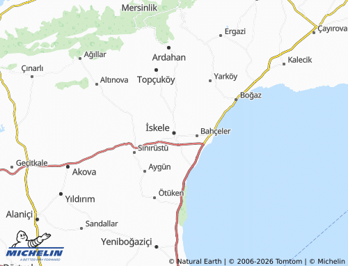 MICHELIN İskele map - ViaMichelin