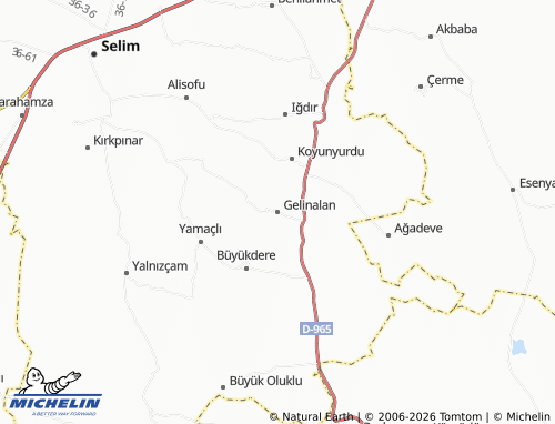 MICHELIN Gelinalan map - ViaMichelin
