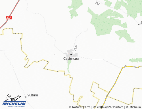 Carte MICHELIN Casimcea - ViaMichelin