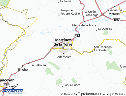 Mapa MICHELIN Martínez de la Torre - ViaMichelin