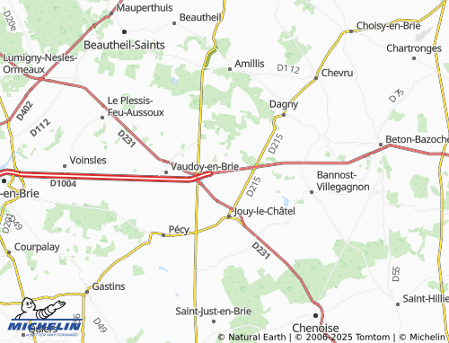 MICHELIN Le Corbier map - ViaMichelin