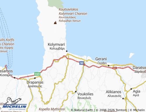 Mappa MICHELIN Skoutelonas - ViaMichelin