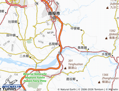 Mapa MICHELIN ming jian xiang - ViaMichelin