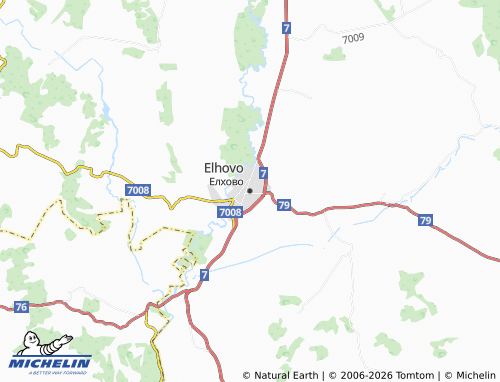 Mapa MICHELIN Elhovo - ViaMichelin