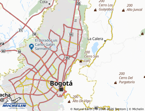 Carte MICHELIN Rincón del Chico - ViaMichelin