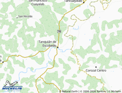 Mappa MICHELIN Alto de las Flores - ViaMichelin