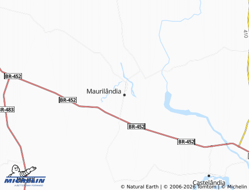 Mapa MICHELIN Maurilândia - ViaMichelin