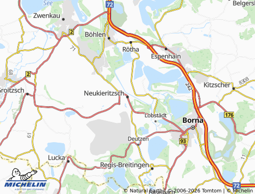 Carte MICHELIN Neukieritzsch - ViaMichelin