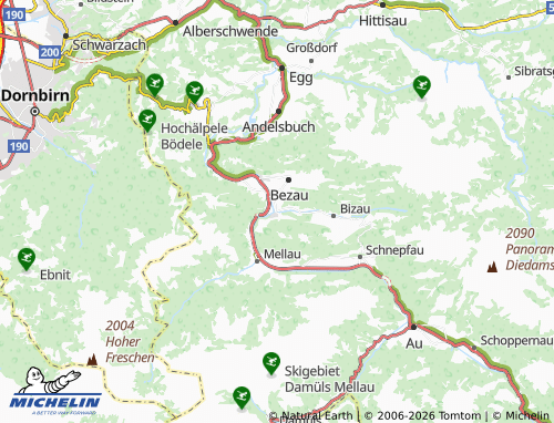 Mappa MICHELIN Reuthe - ViaMichelin