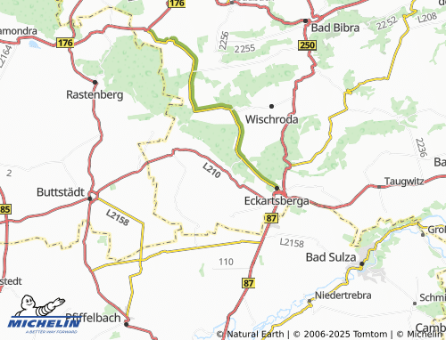 Mapa MICHELIN Burgholzhausen - ViaMichelin