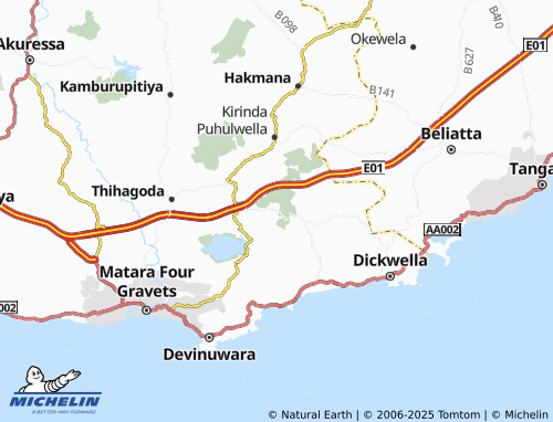 Mapa MICHELIN Aparekka North - ViaMichelin