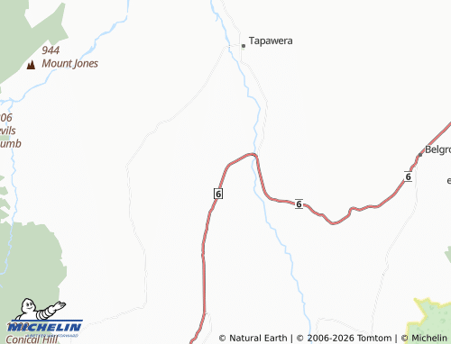 Mapa MICHELIN Motupiko - ViaMichelin