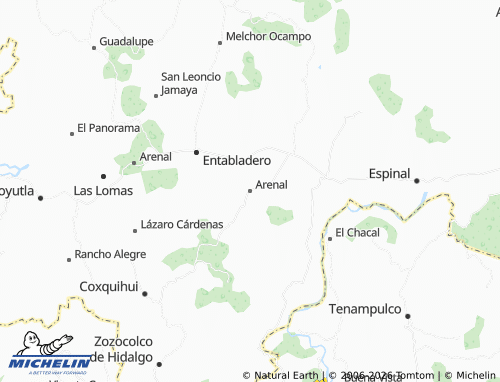 Mappa MICHELIN Arenal - ViaMichelin