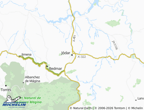 Mappa MICHELIN Jódar - ViaMichelin