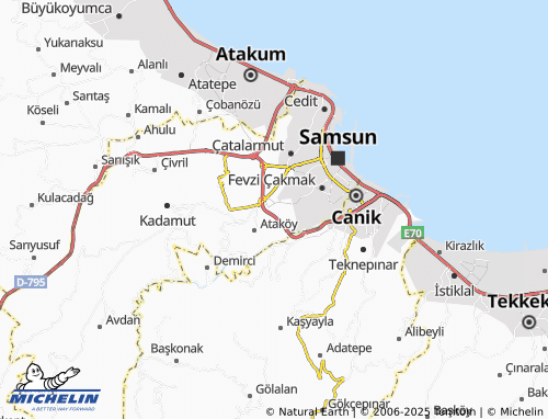 Carte MICHELIN Tepecik - ViaMichelin